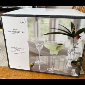 NWT Set of 4 Margarita Glasses